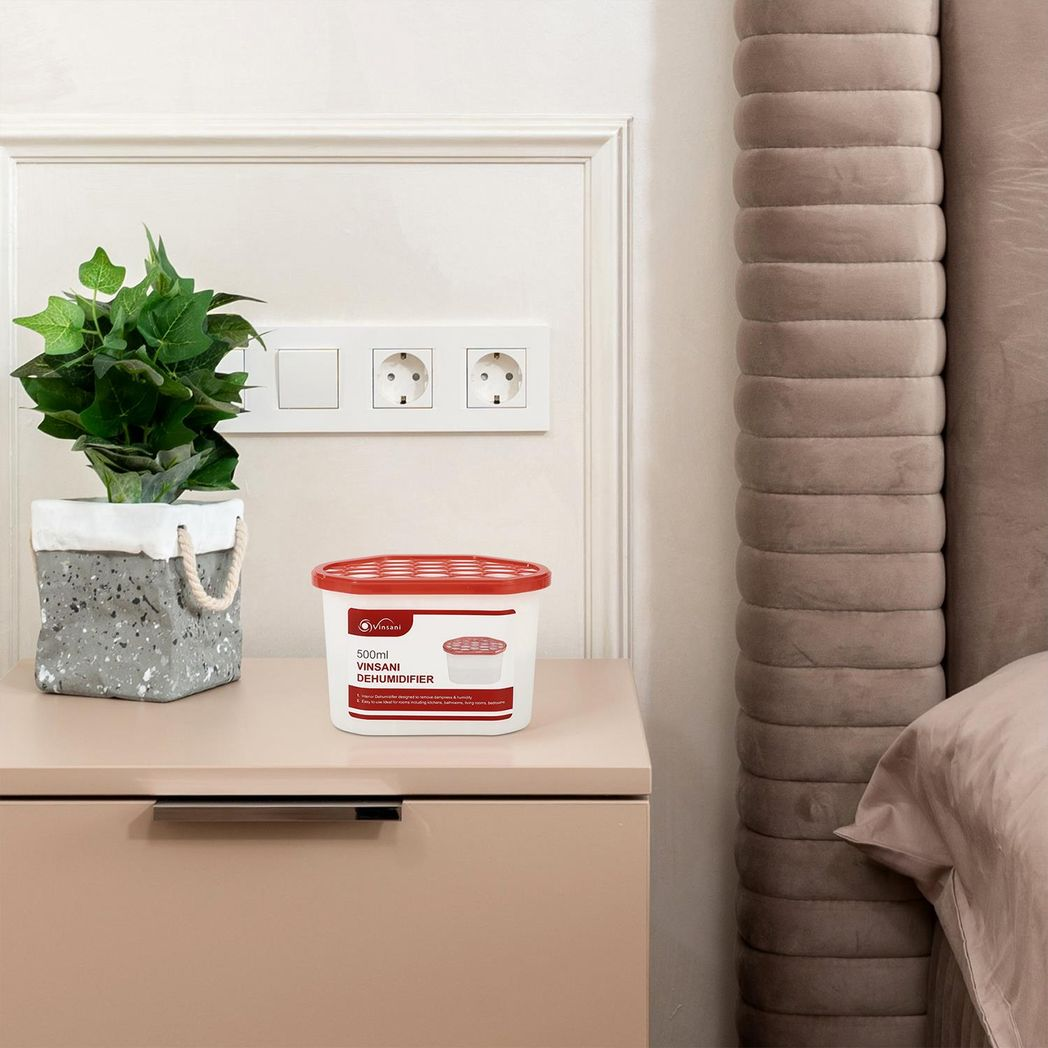 VINSANI 5-Pack Dehumidifier Crystals - Combat Dampness & Odor Effortlessly!
