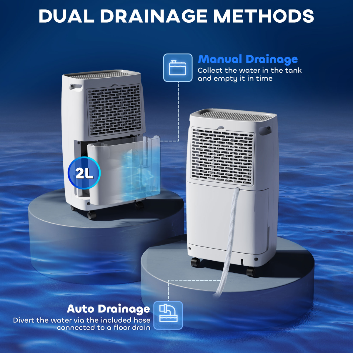 12L Portable Dehumidifier: Quiet, Efficient & Timer-Controlled Comfort