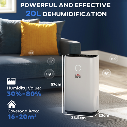 Compact 4L Portable Quiet Dehumidifier - Freshen Your Space Effortlessly!